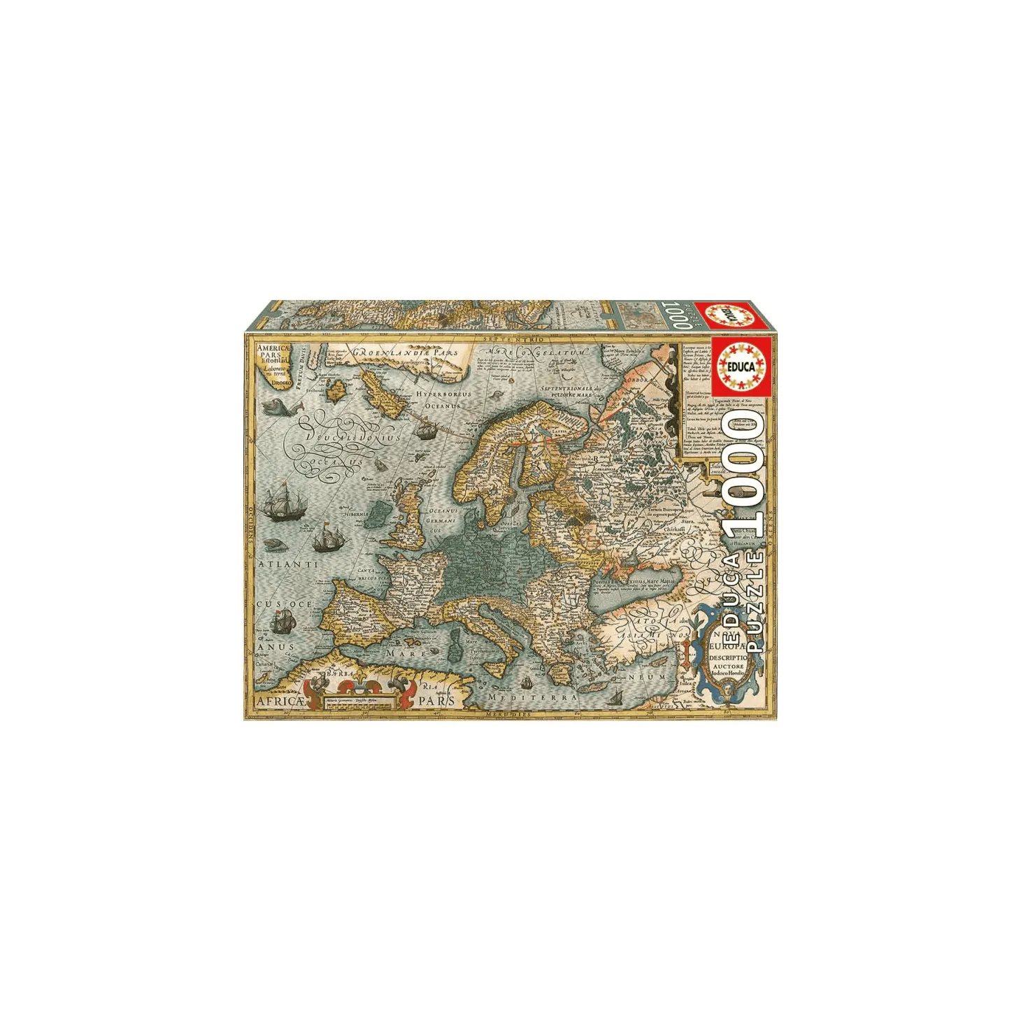 Puzzle 1000 Mapa De Europa