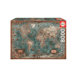 Puzzle 8000 Mapamundi Historico