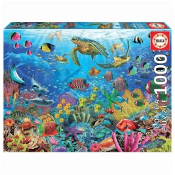 Puzzle 1000 piezas Tortugas En El Paraíso