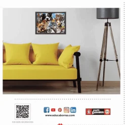 Puzzle Amigos del Patio 500 Piezas