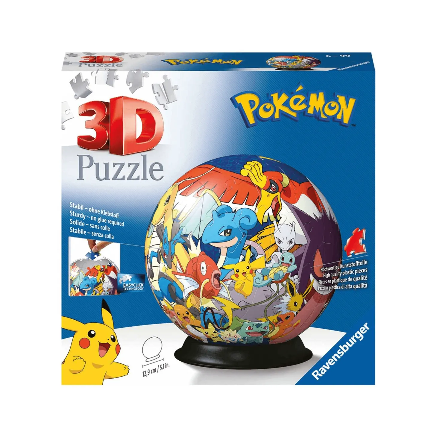 Puzzle Ball Pokémon 3D 72 Piezas