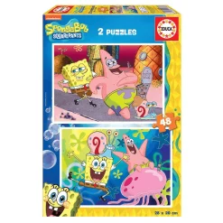 Puzzle Bob Esponja 2x48 Piezas