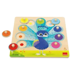 Puzzle de Madera Pavo Real