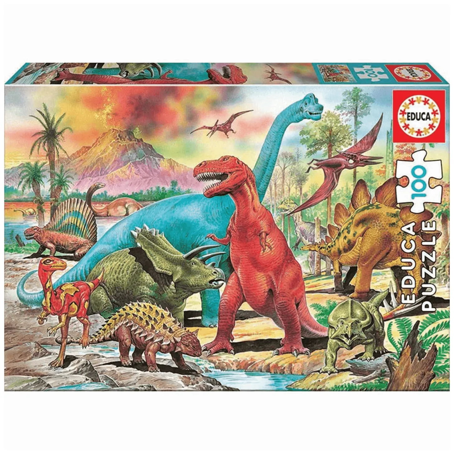 Puzzle Dinosaurios 100 piezas