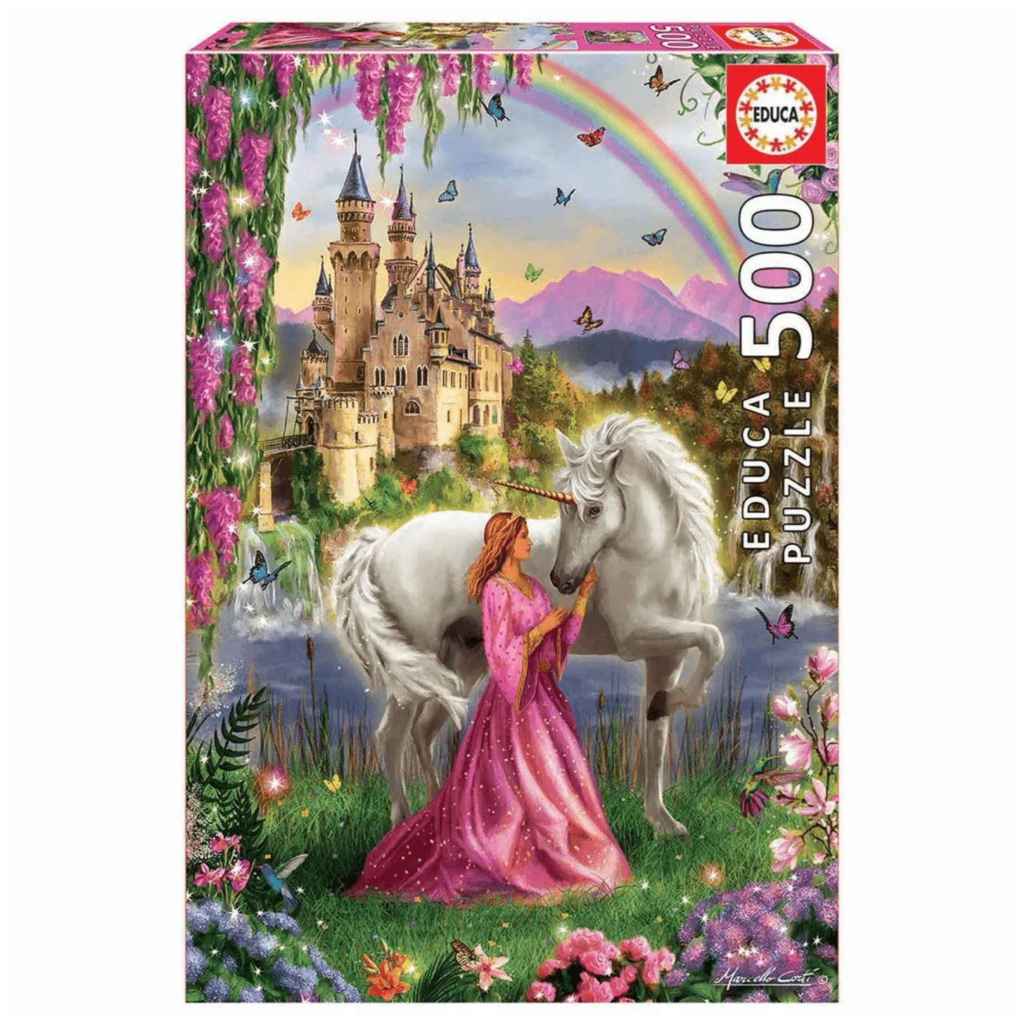Puzzle Hada Y Unicornio 500 Piezas