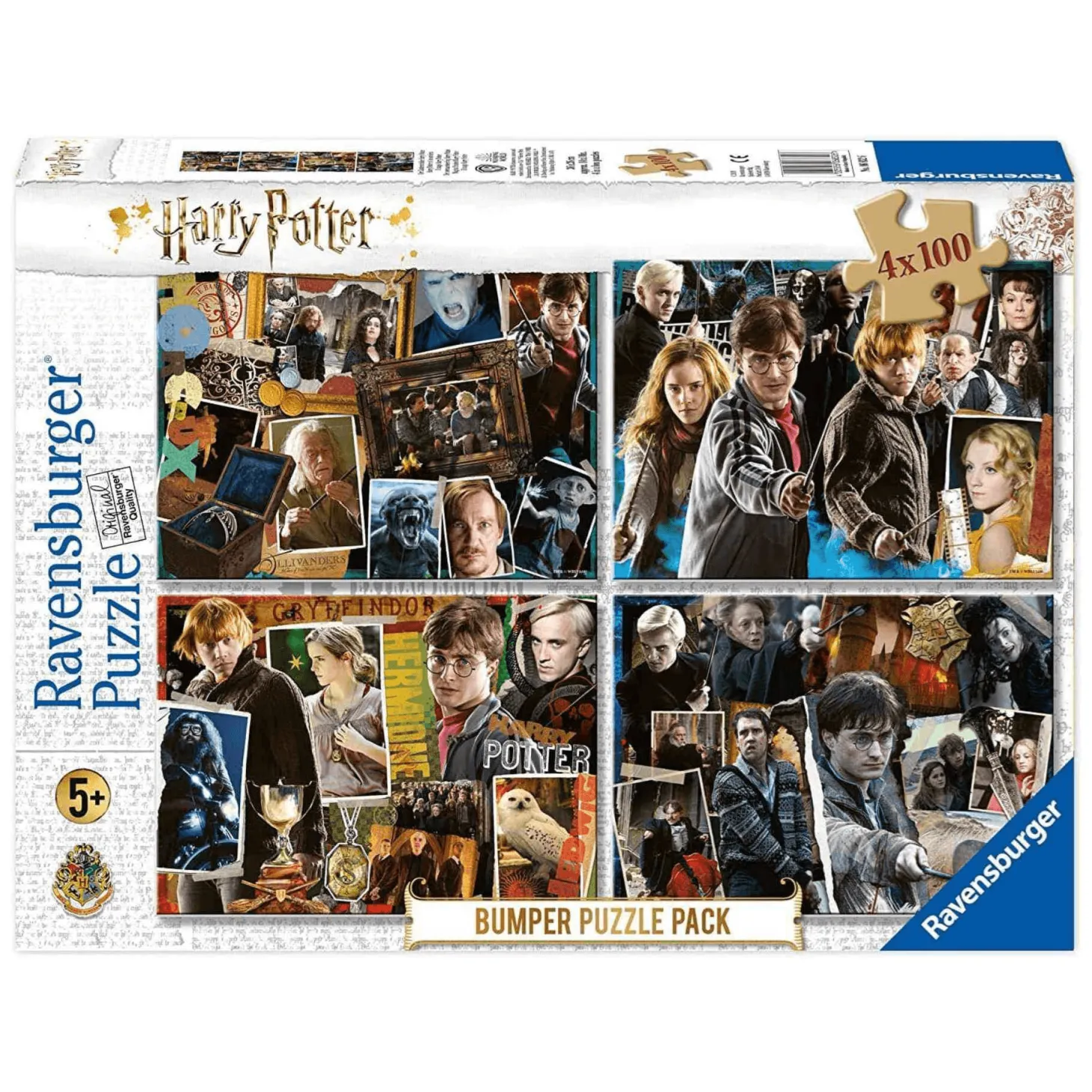 Puzzle Harry Potter Bumper Pack 4 Puzzles 100 Piezas