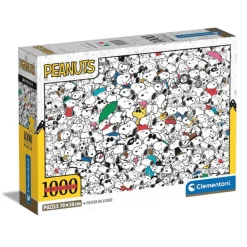 Puzzle Impossible Peanuts 1000 Piezas Clementoni | Desafío para Expertos | Desde 12 Años