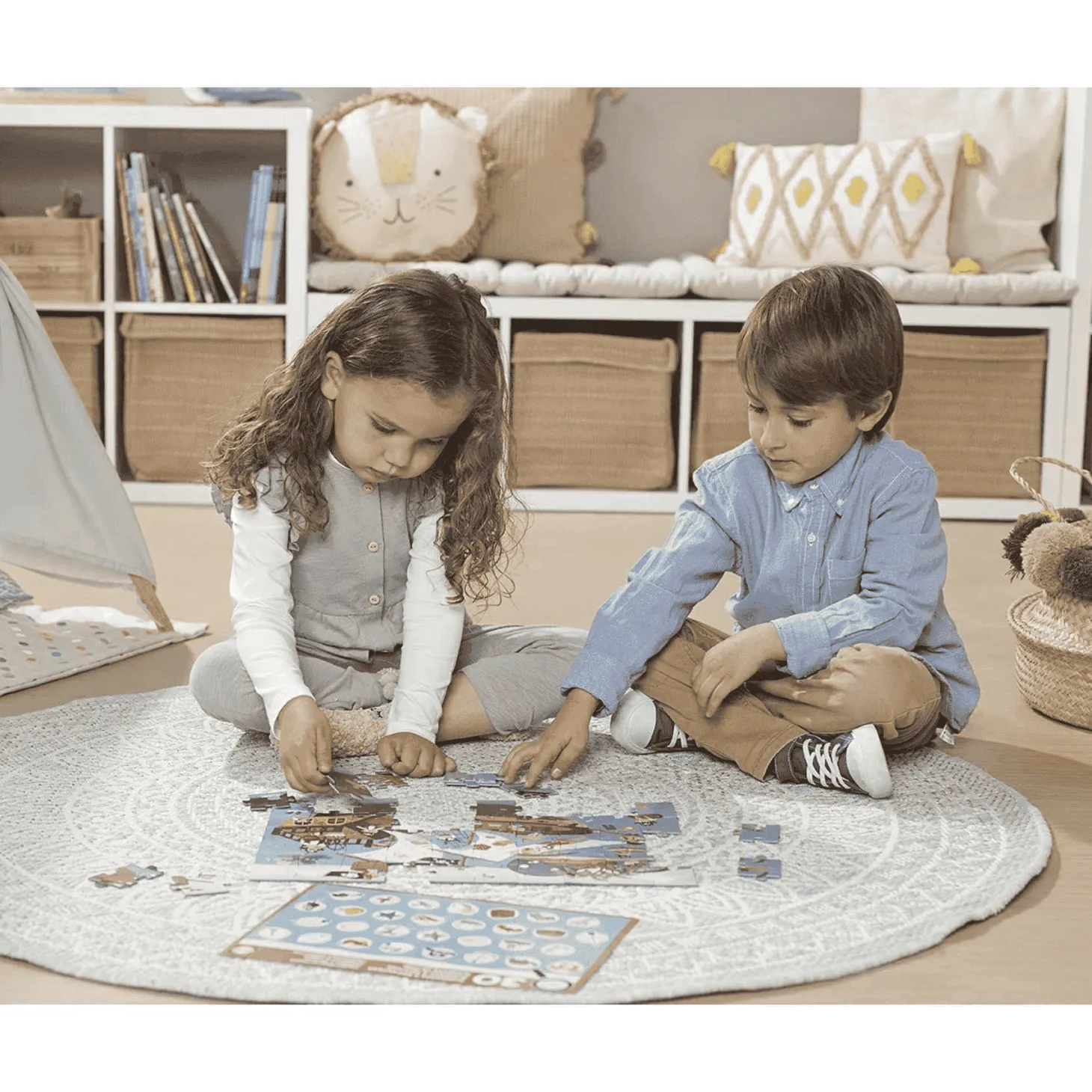 Puzzle Infantil Detectives Piratas 50 Piezas