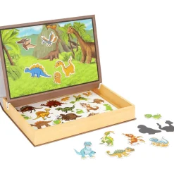 Puzzle Magnético Educativo Granja o Dinosaurios