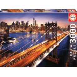 Puzzle Manhattan Al Atardecer 3000 Piezas