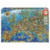 Puzzle Mapa De Europa 500 Piezas
