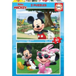 Puzzle Mickey and Friends 2 x 20 Piezas