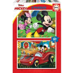 Puzzle Mickey Mouse Fun House 2x20 Piezas