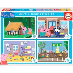 Puzzle Multi 4 Junior Peppa Pig