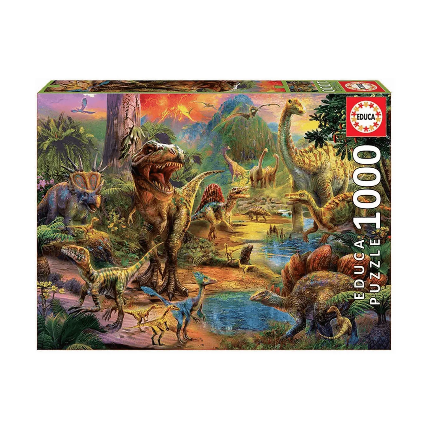 Puzzle Tierra De Dinosaurios 1000 piezas