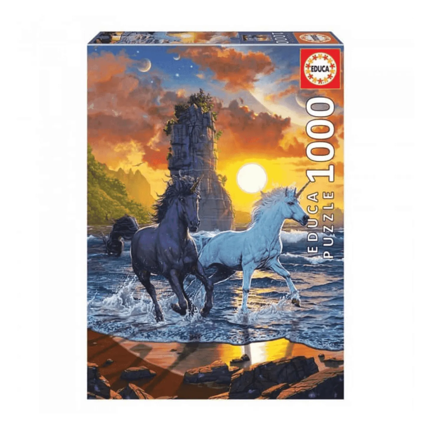 Puzzle Unicornios en la Playa 1000 Piezas