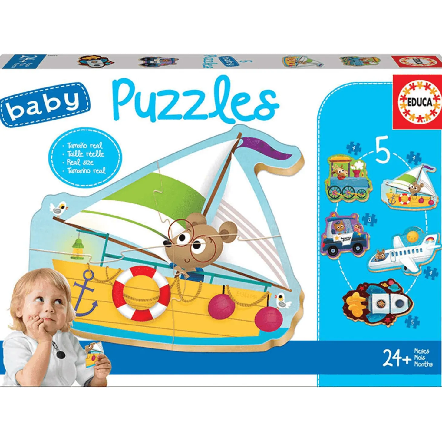 Puzzles Baby Vehículos 2