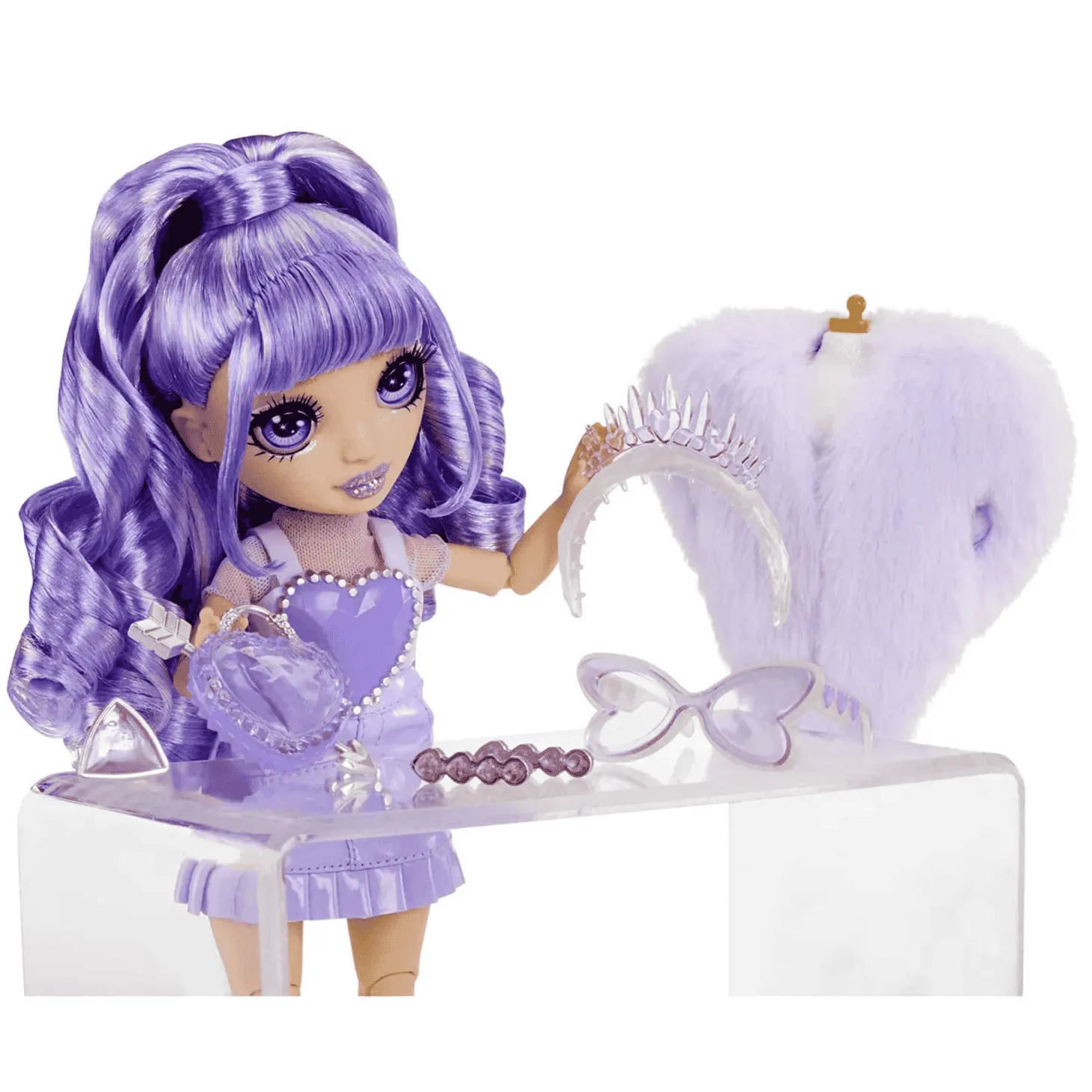 Rainbow High Creative Crystals Fashion Doll Violet Willow