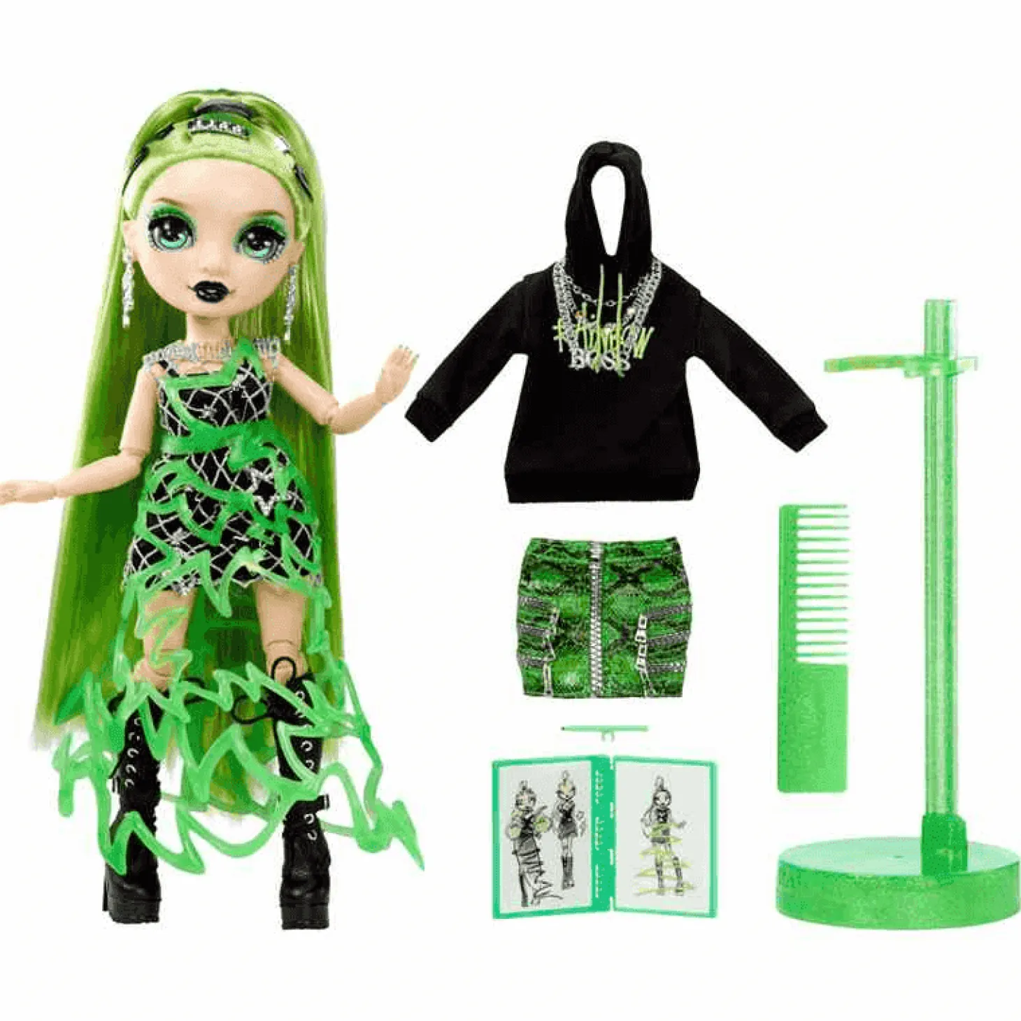 Rainbow High Muñeca de moda Fantastic Fashion Doll - Jade