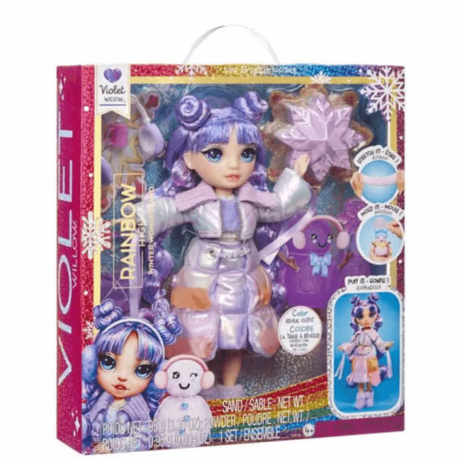 Rainbow High Muñeca Winter Wonderland - Violet