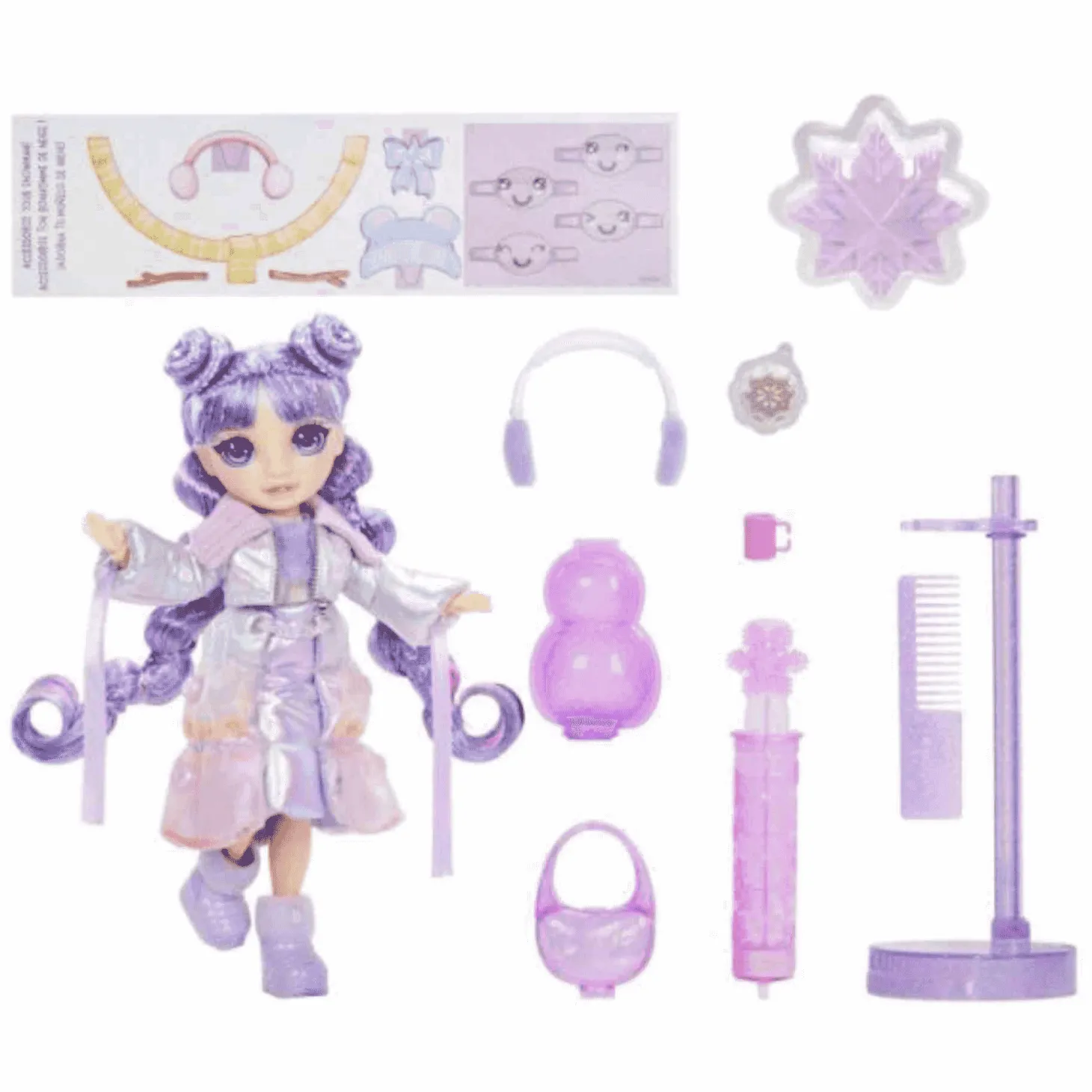 Rainbow High Muñeca Winter Wonderland - Violet