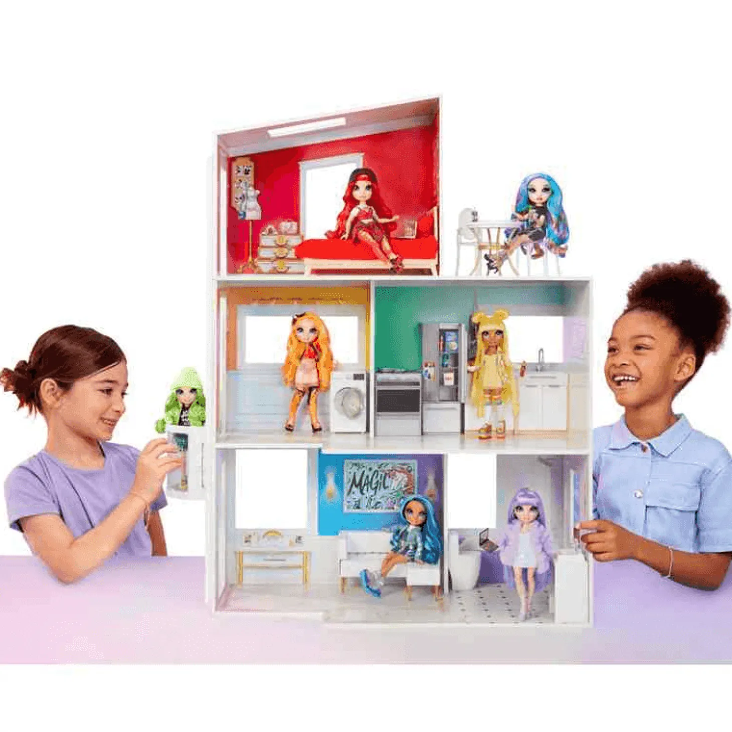 Rainbow High Town House - Casa de muñecas