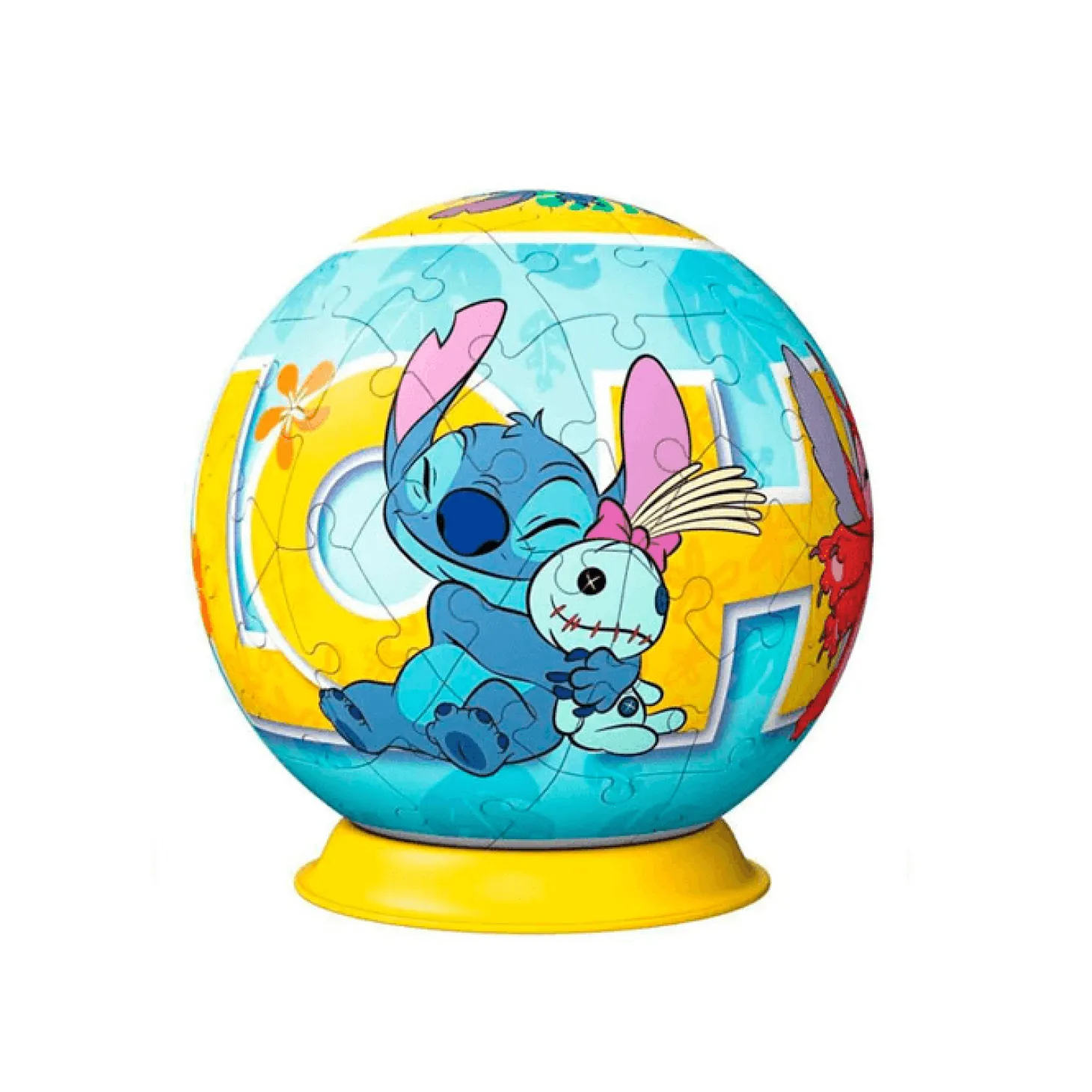 Ravensburger - Puzzle 3D Ball de Stitch de Disney - 72 piezas