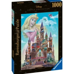 Ravensburger Puzzle Aurora Disney Castles, Colección Disney Collector´s Edition, 1000 Piezas, Puzzle
