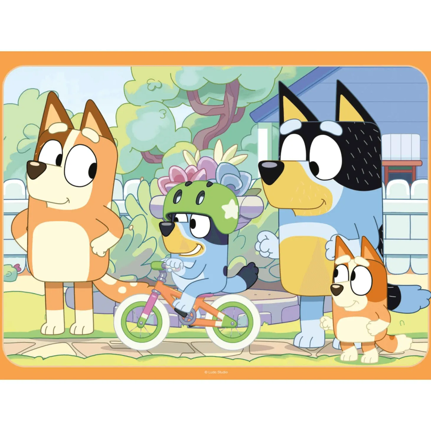 Ravensburger Puzzle Bluey, Colección Puzzle 4x42 Bumper Pack, 4 Puzzle de 42 Piezas, Puzzle para Niñ