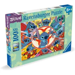 Ravensburger Puzzle Disney Stitch, 100 Piezas XXL, Edad Recomendada 6+ Años
