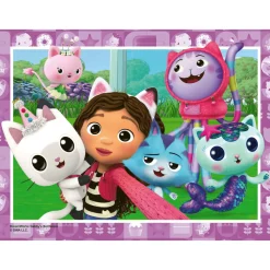 Ravensburger Puzzle Gabby´s Dollhouse, Colección Puzzle 4 in a box, 10, 12, 14, 16 Piezas, Puzzle pa