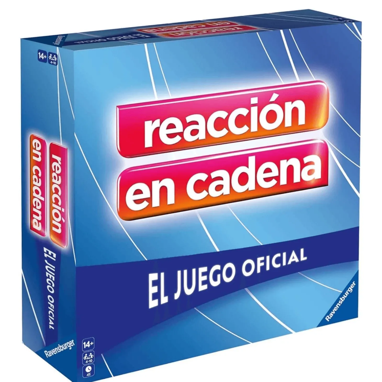 Ravensburger Reaccion a Cadena, Juego de Mesa TV, 2-4 Jugadores, 10+ Años