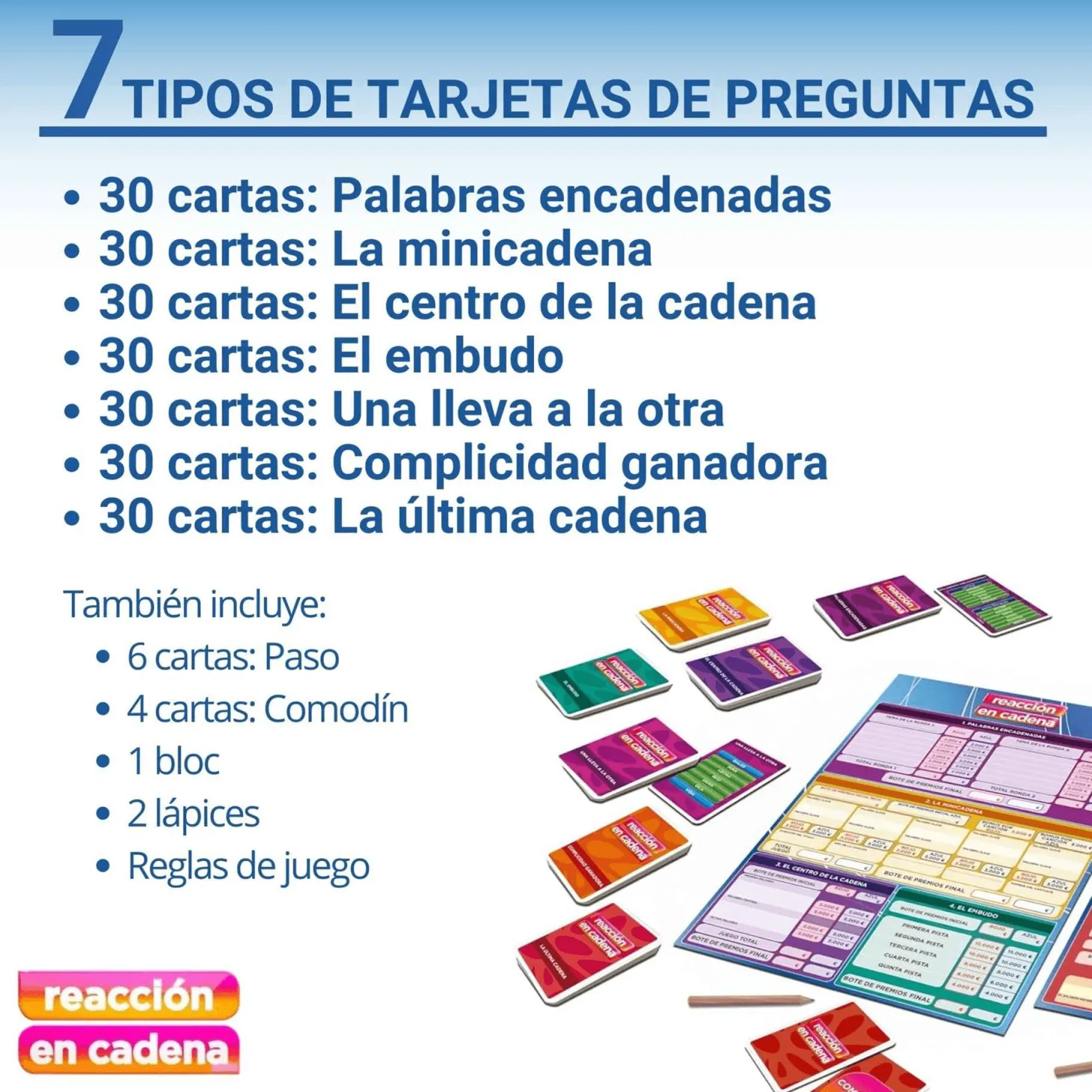 Ravensburger Reaccion a Cadena, Juego de Mesa TV, 2-4 Jugadores, 10+ Años
