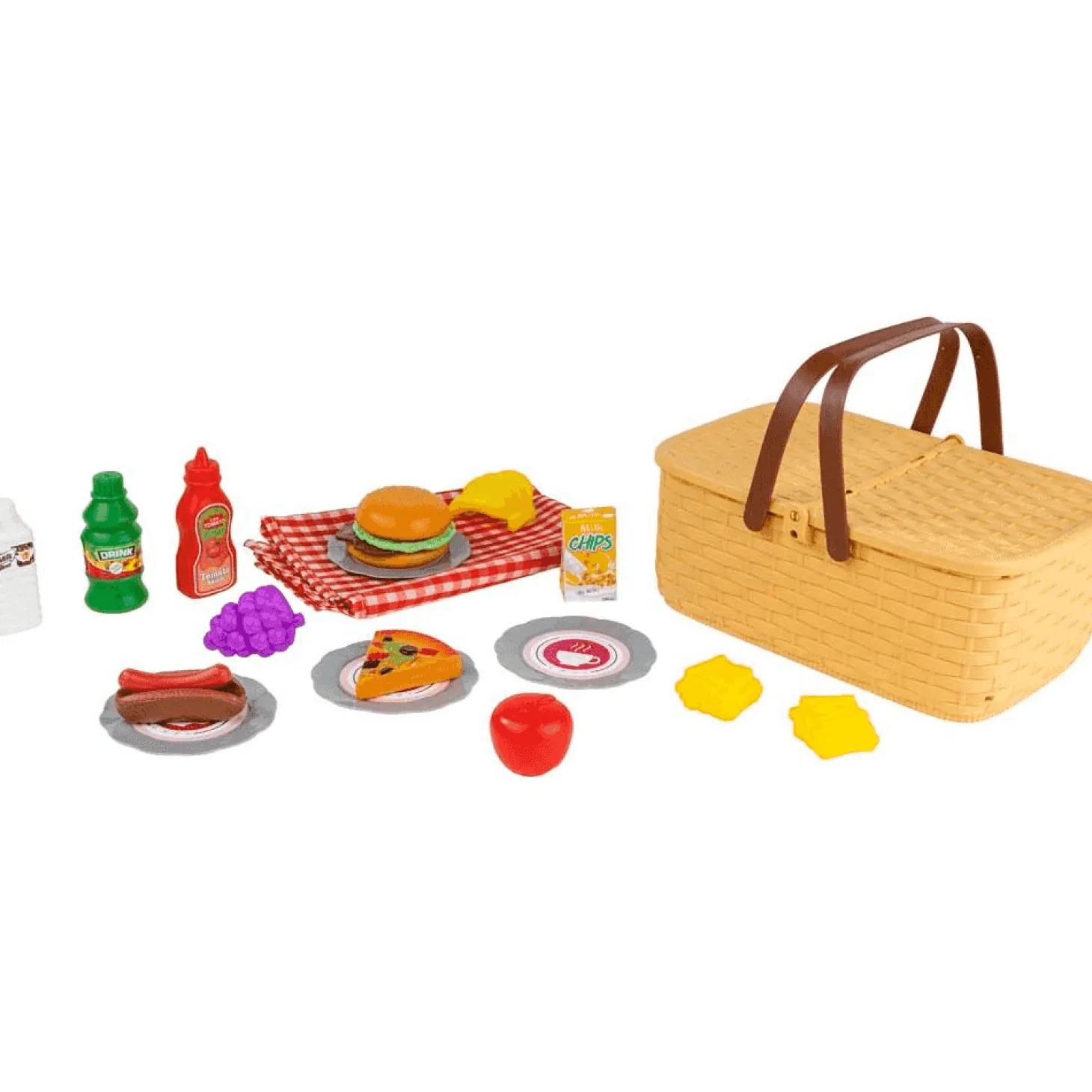 Role Planet Cesta Comiditas Super Chef – Juego de picnic con 24 piezas (2+)