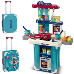 Role Planet Trolley Chef Super Chef – Cocina de juguete con más de 20 accesorios, luz y sonido (3+)