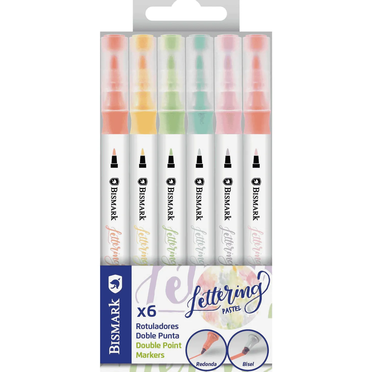 Rotuladores Doble Punta Lettering Pastel