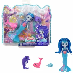Royal Enchantimals Ocean Kingdom Muñeca Dorinda Dolphin con Mascota 4 años