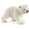Schleich Figura Cria De Oso Polar Corriendo