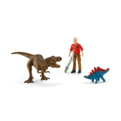 Schleich Pllayset Ataque de Tyrannosaurus rex