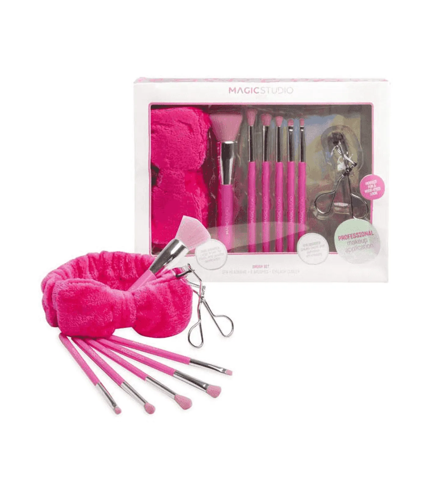 Set de Brochas Glow Magic Studio – Pack Maquillaje 6 Piezas