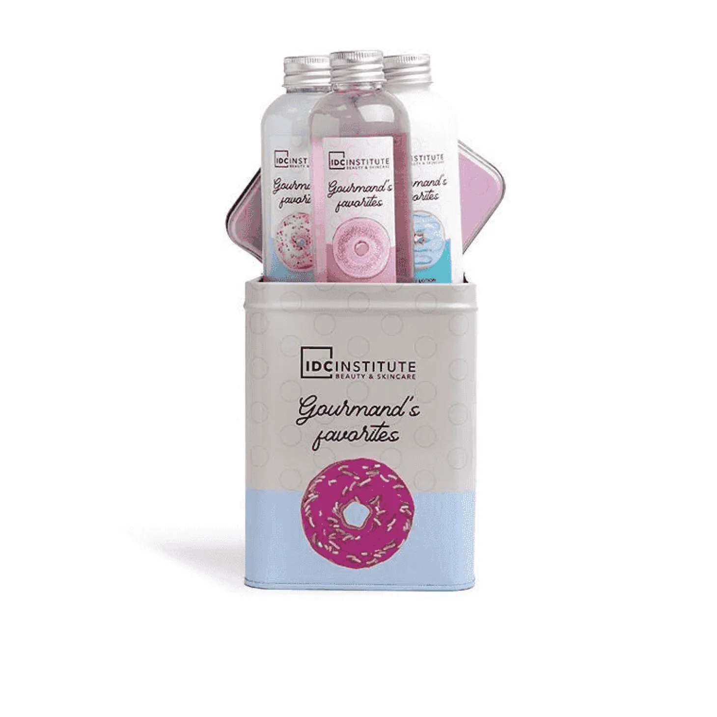 Set de Cuidado Corporal en Lata IDC Institute Gourmand´s Favorites Tin Case