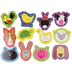 Set de Enlazados Animales - Juguete Montessori Maderas