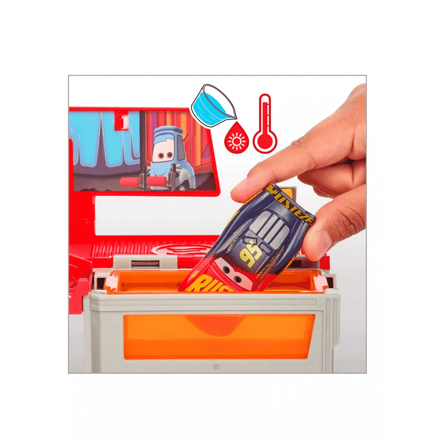 Set de Juego Disney Pixar Colour Changers Mobile Paint Shop Mack