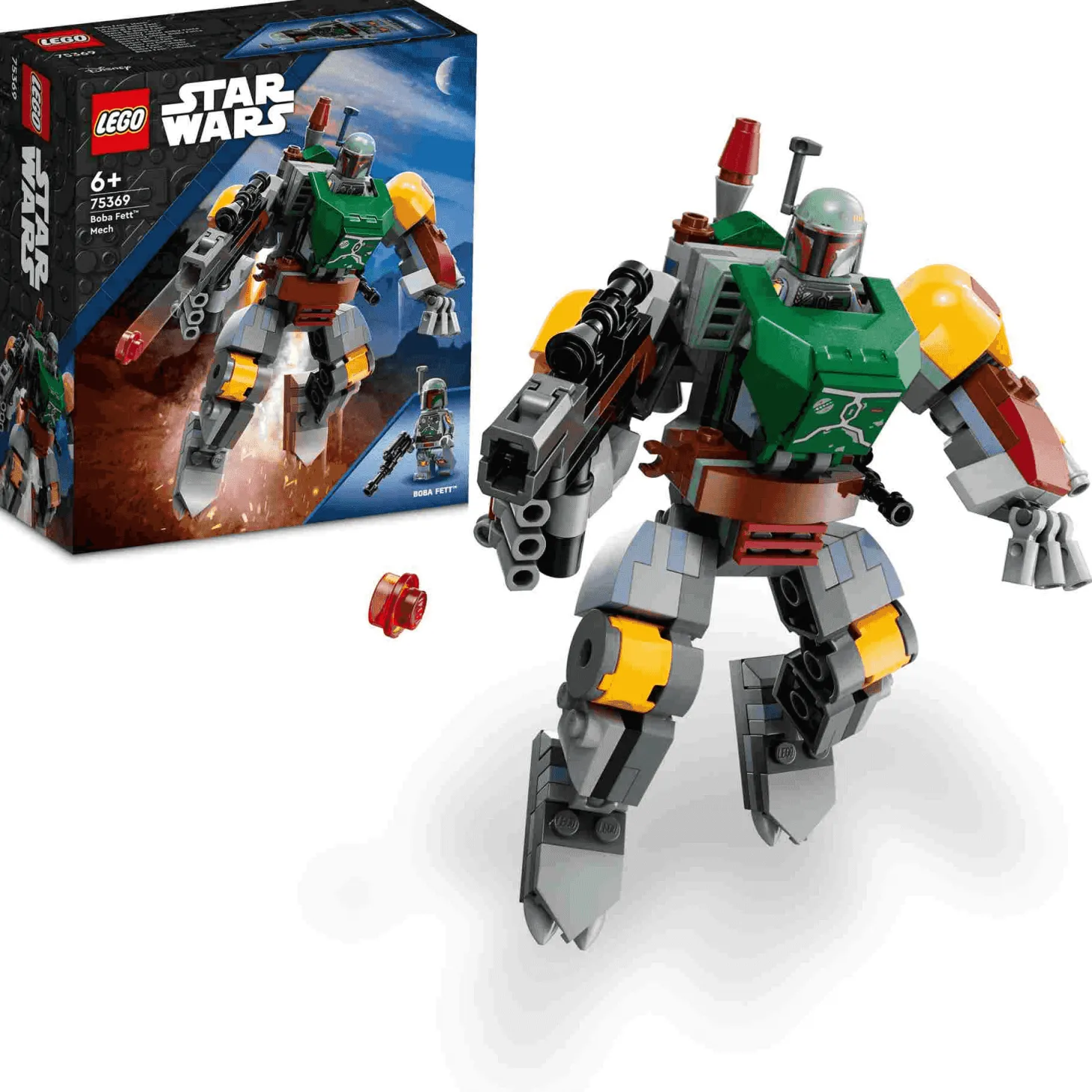 Set de juguetes de construcción LEGO Star Wars 75369 Meca de Boba Fett 155 piezas