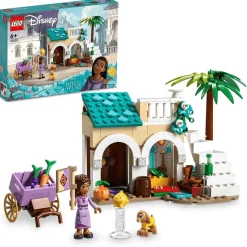 Set de juguetes de construcción LEGO | Disney 43223 Asha en la Ciudad de Rosas 154 piezas