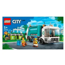 Set de juguetes de construcción LEGO City 60386 Camión de Reciclaje 261 piezas