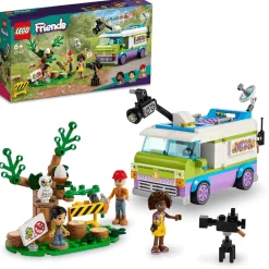Set de juguetes de construcción LEGO Friends 41749 Unidad Móvil de Noticias 446 piezas
