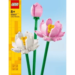 Set de juguetes de construcción LEGO 40647 Flores de Loto, para mayores de 8 años (220 piezas)