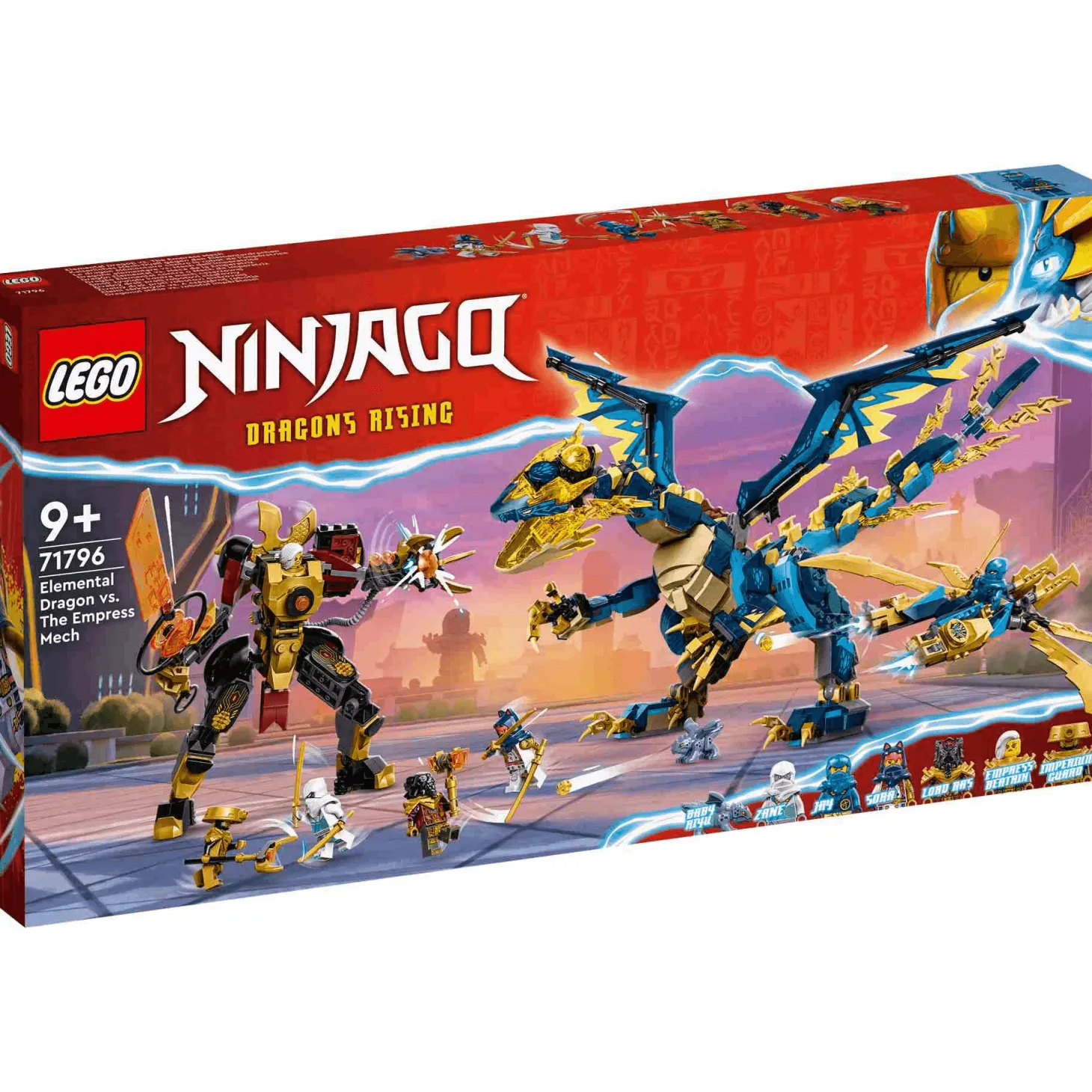 Set de juguetes de construcción LEGO NINJAGO 71796 Dragón Elemental vs. Meca de la Emperatriz 103