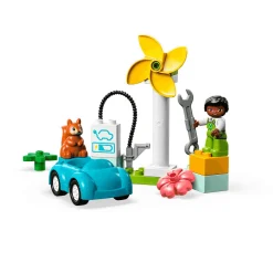 Set de juguetes de construcción Mi Ciudad LEGO DUPLO 10985 Aerogenerador y Coche Eléctrico 16 pie